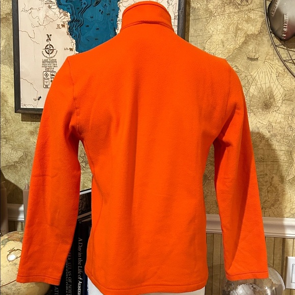 The North Face Vibrant Orange Fleece 1/4 zip Pullover. Men’s small. - Picture 4 of 7